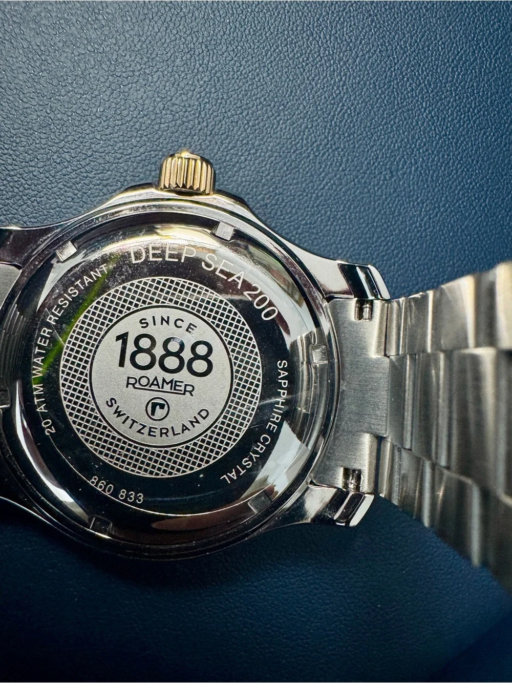 Roamer Men's Two-Tone Blue Dial Dive Watch